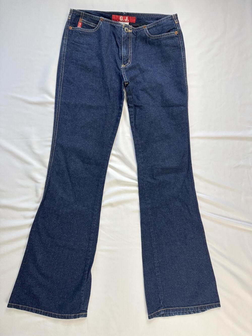 Vintage Guess Jeans Indigo Blue Low Rise Bootcut Flare Denim 90s sz 28